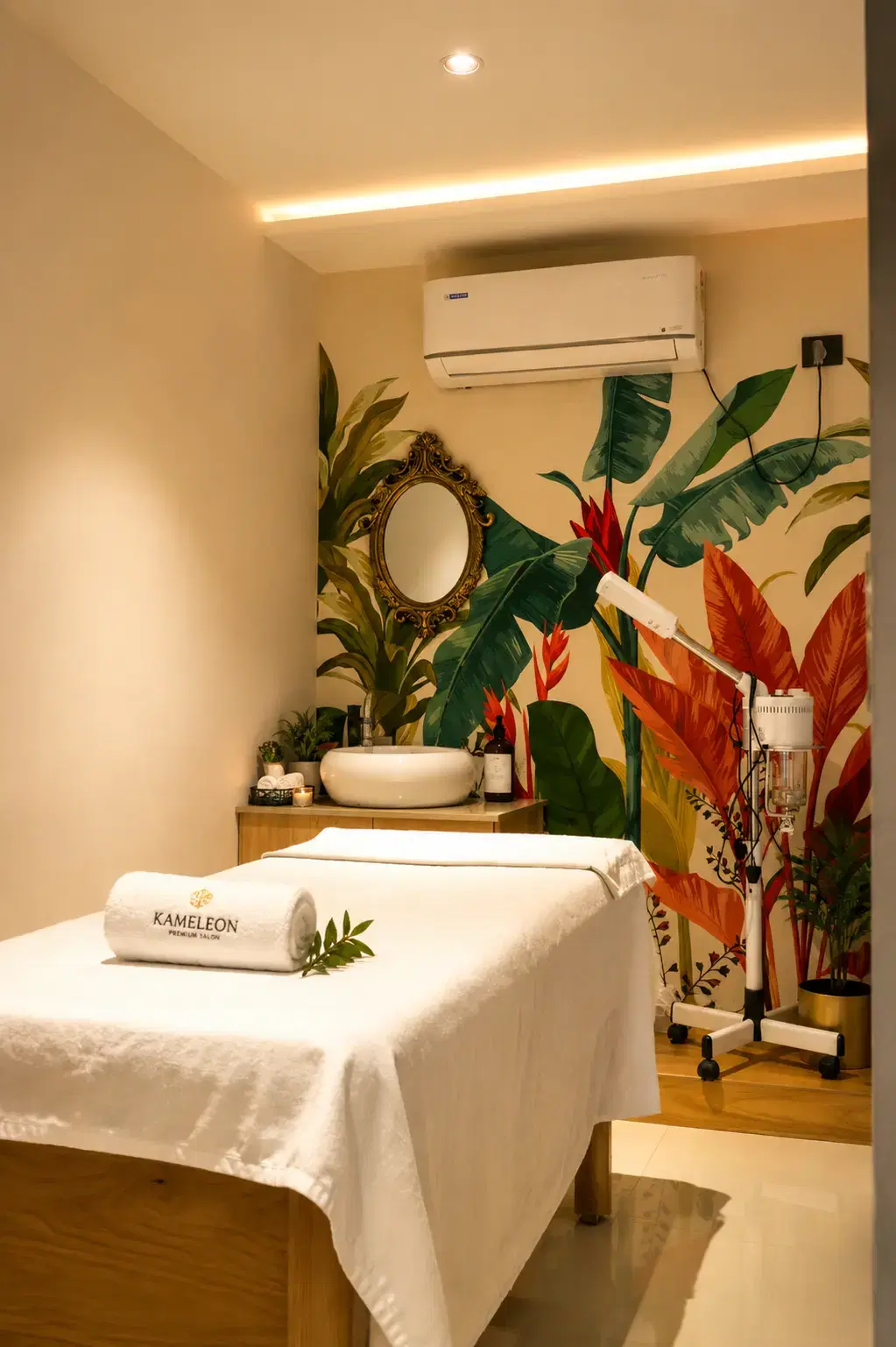 Kameleon Salon Kokapet interior